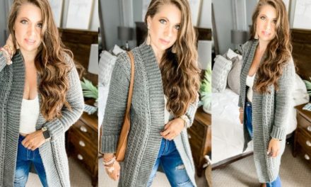 Double Espresso Duster Cardigan – How to crochet a plus size cardigan with cables