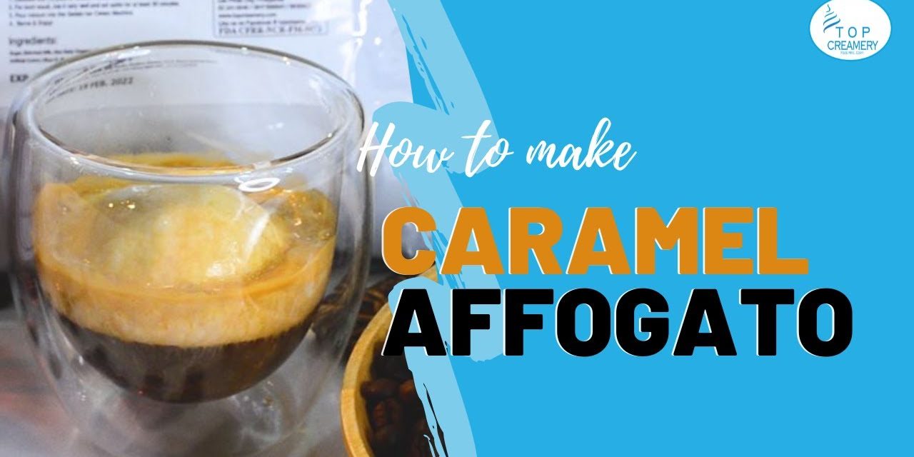 HOW TO MAKE AFFOGATO COFFEE | HOW TO MAKE AN ESPRESSO SALTED CARAMEL AFFOGATO | 202…