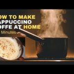 3 ingredients Cappuccino coffee at home|| within 3 min|| Coffee with egg beater