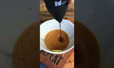 preparing cappuccino