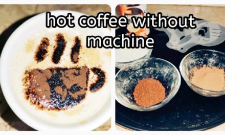 cappuccino coffee recipe at home without machine & beater || coffe stensils use &…