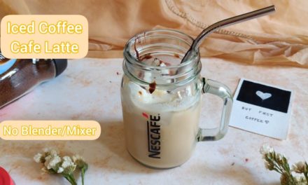 No Blender Cold Coffee | Iced Cafe Latte | Cafe Cold Coffee at Home Recipe