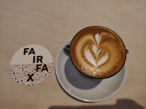Strong caffe latte AUD4.50 – Fairfax Coffee Project, Southland – top