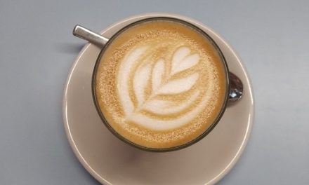 Caffe latte AUD4 – Good Times Milk Bar, Bentleigh – top