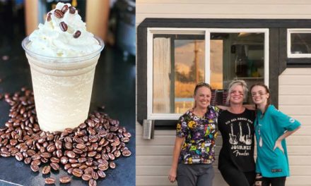 Shelley woman enjoys serving customers at her new coffee shop