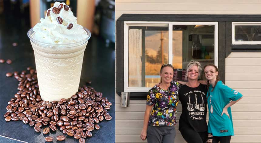 Shelley woman enjoys serving customers at her new coffee shop