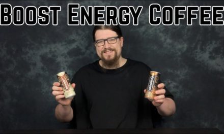 Boost Coffee Cafe Latte and Double Espresso. Energy Coffee Review
