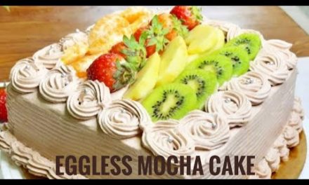 Eggless Chocolate Coffee Cake | Easy Mocha Cake Recipe | Soft and Spongy Cake |Ritu -…