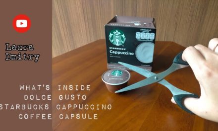 What's inside Dolce Gusto Starbucks Cappuccino Coffee Capsule #shorts
