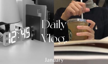 DAILY VLOG | new shoes hihi, reorganize my table, how I study for IELTS, cake and tea…