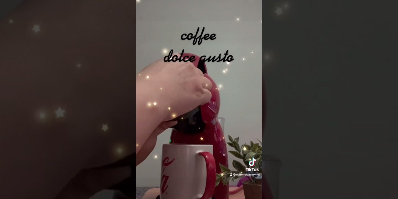 My 1st Coffee with my Nescafé Dolce Gusto Piccolo Xs