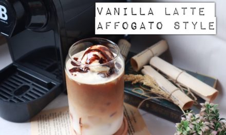 Vanilla Latte Affogato Style/ #coffeeseries #coffee / V043