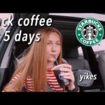 i drank black coffee for a week…