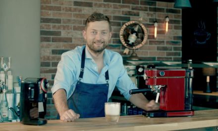 ETA Storio Manual Espresso Machine – Coffee preparation (latte macchiato)