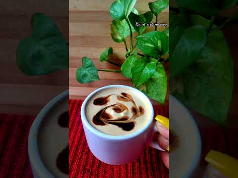 Cafe Latte Coffee || Hot Coffee ||Instant Coffee||Coffee Recipe #shorts #youtubeshor…