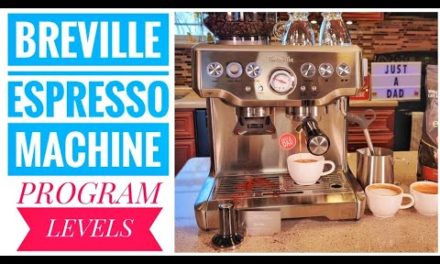 Breville BES870XL Barista Express Espresso Machine Program Espresso Single / Double S…
