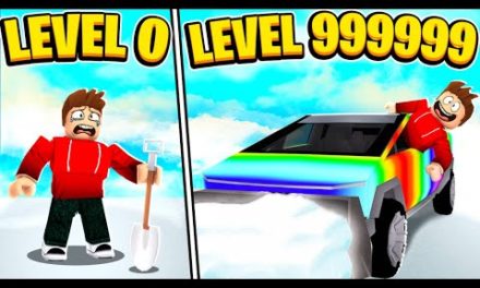 CHOP WENT MAX LEVEL 9999 IN ROBLOX SNOW SHOVELLING SIMULATOR
