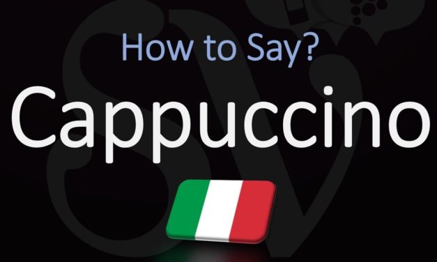 How to Pronounce Cappuccino?