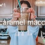 HOW TO MAKE ICED COFFEE AT HOME // iced caramel macchiato at home recipe