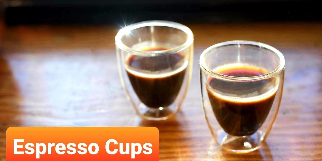 Espresso Cups, Double Wall Espresso Glass