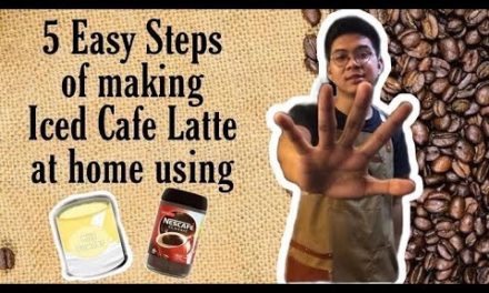 5 Easy steps of making Iced Cafe Latte at Home using Nescafe Classic