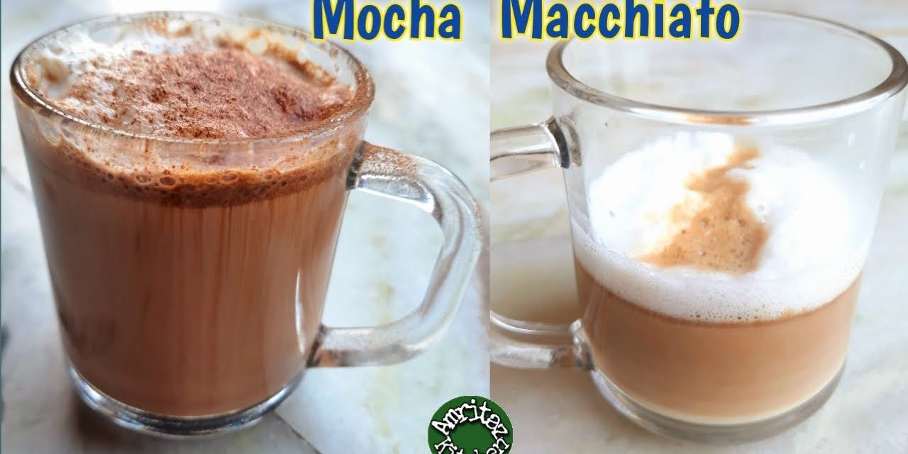 2 Cafe Style Hot Coffees At Home| Mocha Hot Coffee At Home| Make Macchiato At Home| A…