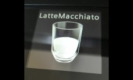 How to make Latte Macchiato using Coffee machine EQ500 Siemens..