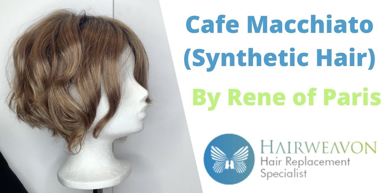 Cafe Macchiato Synthetic Hair by Rene of Paris  | Shown on Hallie Wig