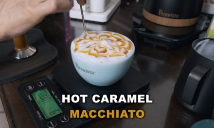Membuat HOT CARAMEL MACCHIATO Dengan Ristretto & Espresso