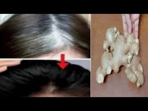 White Hair To Black Hair Naturally Permanently in just 6 minutes | Gray Hair Dye With…