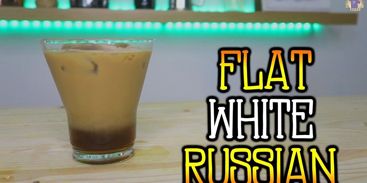 FLAT WHITE RUSSIAN LAYERED COCKTAIL