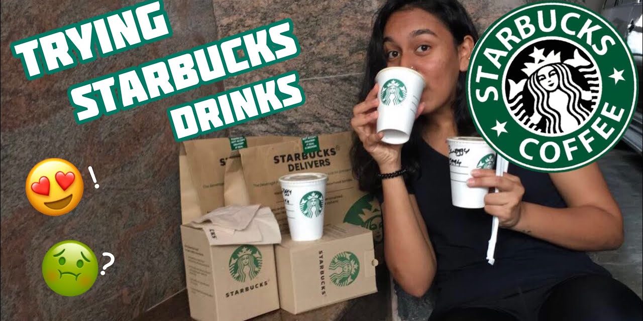 TRYING OUT STARBUCKS DRINKS!! *Citus Cold Brew* *Iced Caramel Macchiato* *Iced Chai T…