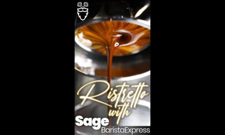 Ristretto Coffee Extraction With Bottomless Portafilter #sagebaristaexpress