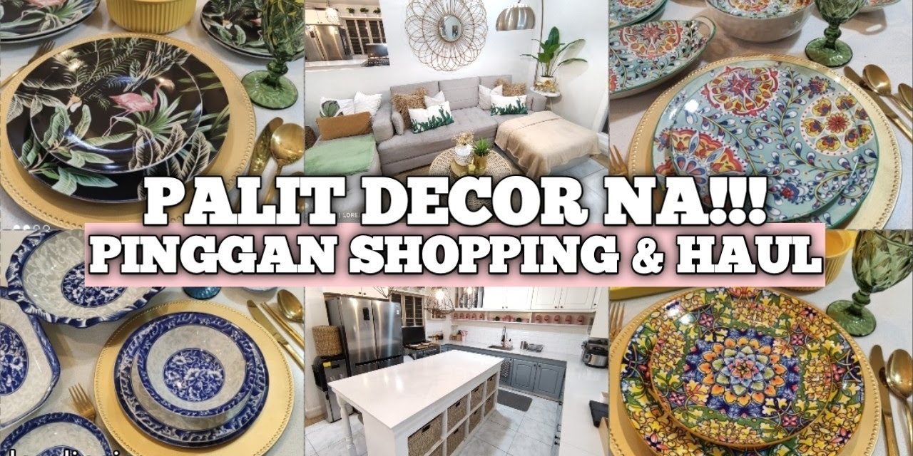 Palit Decor na sa Living Room & Kitchen | Pinggan Shopping!!! | Shopping Haul | L…