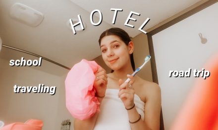 traveling for SCHOOL *hotel, road trip, etc*