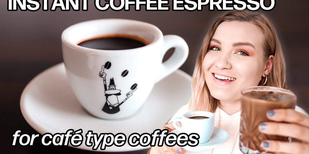 How to make "ESPRESSO" with INSTANT COFFEE – Espresso Substitute
