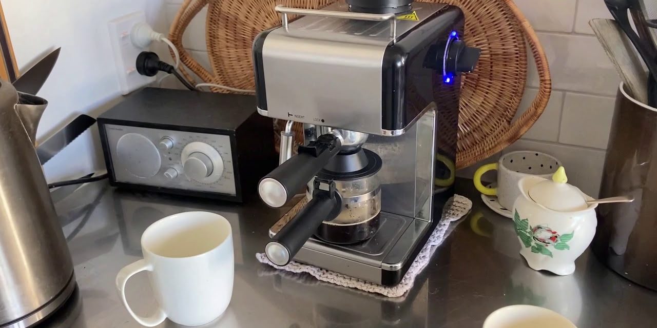DIY Espresso Coffee with steamed foam milk / Sheffield Espresso Maker